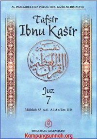 Image of Tafsir Ibnu Kasir Juz 7 Maidah 83 sd Al-An'am 110